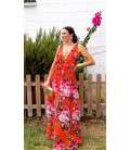 VESTIDO ESTAMPADO LARGO