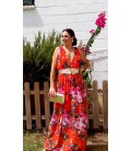 VESTIDO ESTAMPADO LARGO
