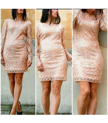 VESTIDO LENTEJUELAS