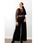 Blusa Transparente con Top Encaje