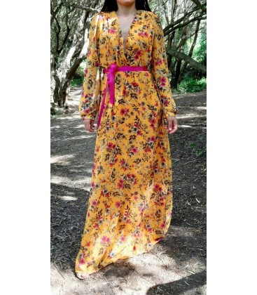 VESTIDO LARGO ESTAMPADO