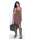 Vestido canalé