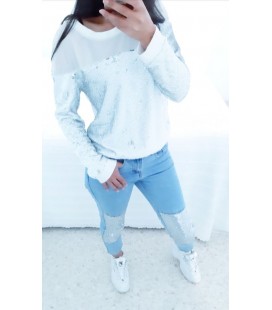 SUDADERA LENTEJUELAS SUDADERA LENTEJUELAS