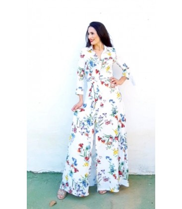 VESTIDO ESTAMPADO LARGO