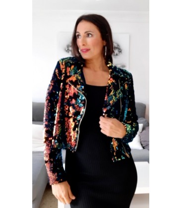 CHAQUETA LENTEJUELAS