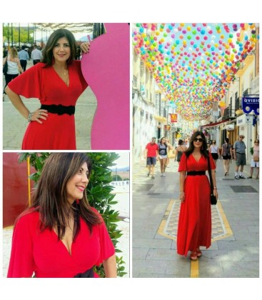 VESTIDO LARGO LYCRA